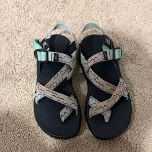 Chaco Sandals with Blue Waves